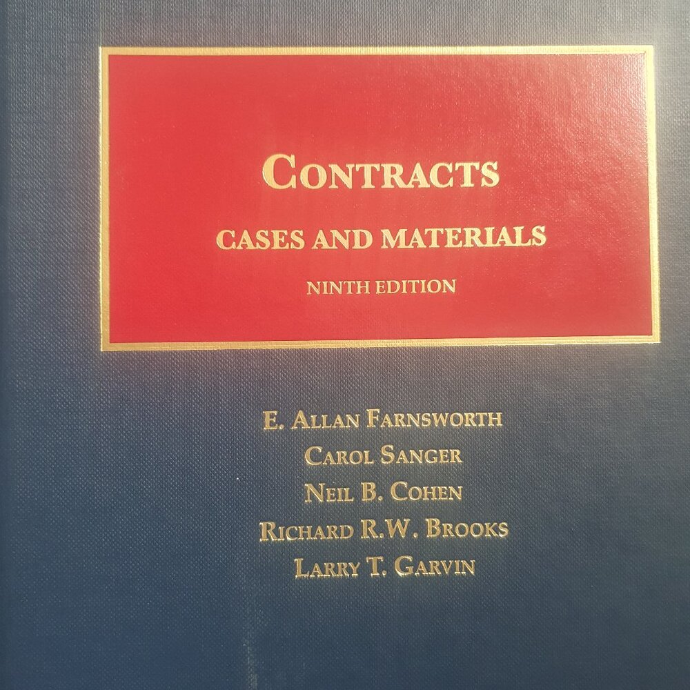 Contracts Cases and Materials 9th Edition